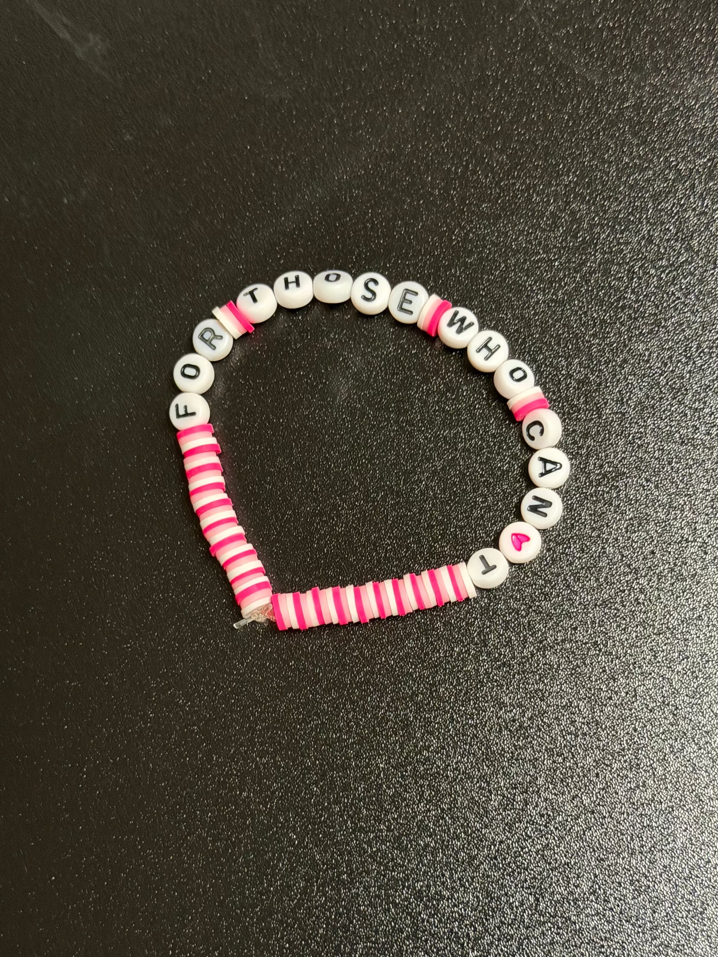 FTWC custom beaded bracelet